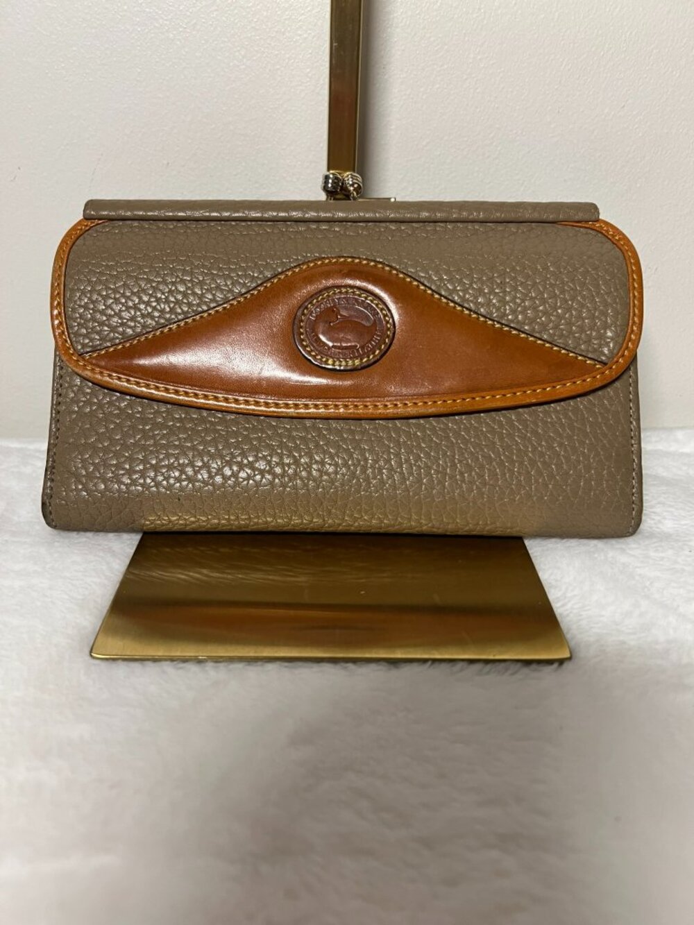 Dooney & Bourke Vintage  All-Weather Leather Wallet EUC